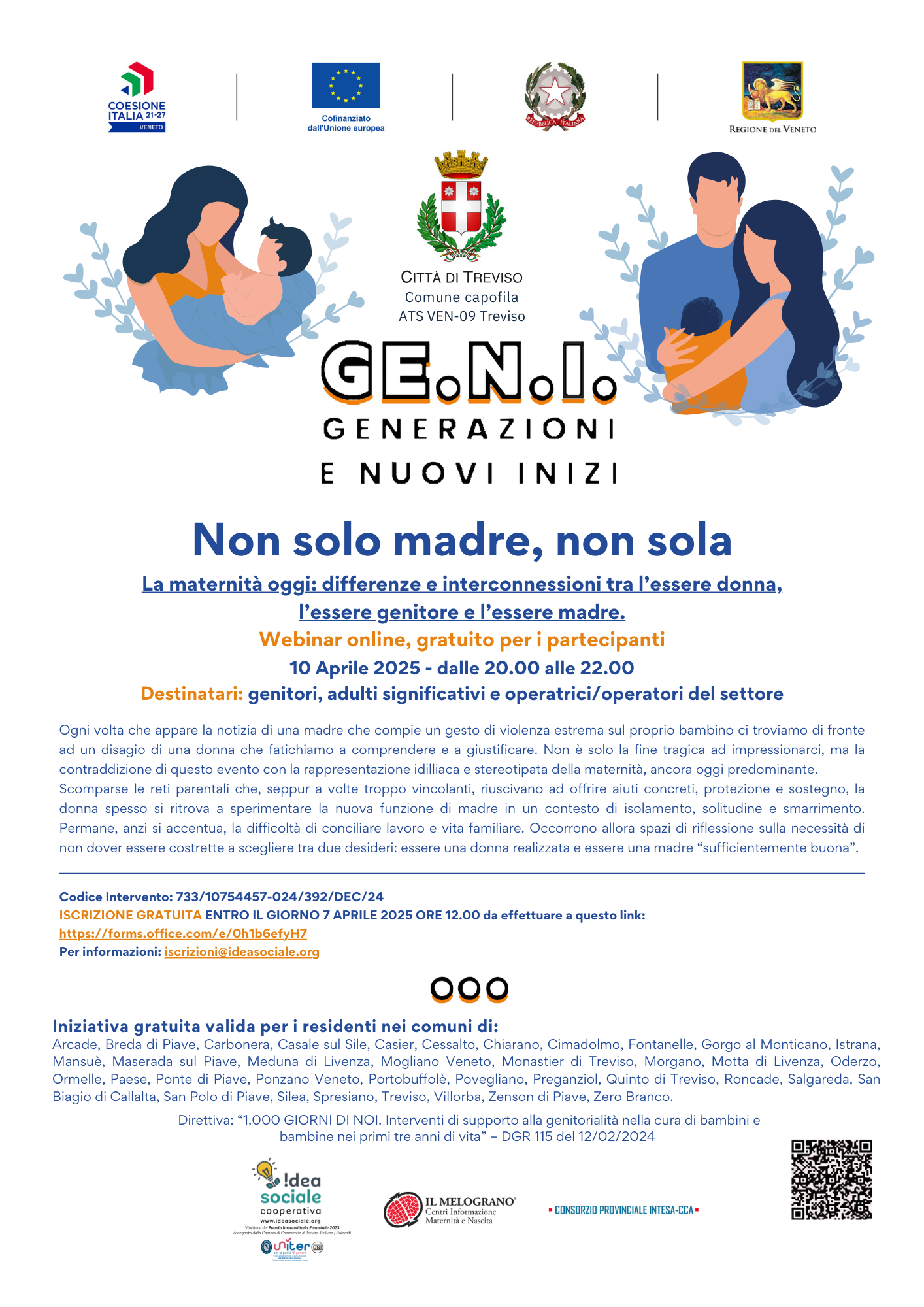 Non solo madre, non sola - Aprile 2025