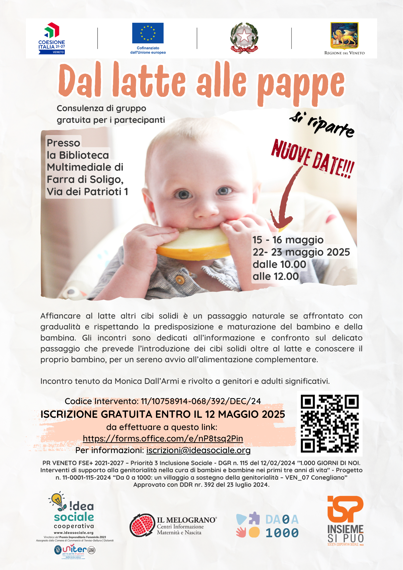 Dal latte alle pappe - Maggio 2025 - Farra di Soligo (TV)