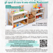 L’ambiente amico: come riorganizzare gli spazi di casa in una visione Montessori - Maggio 2025