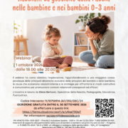 Rabbia!!! La gestione della rabbia nelle bambine e nei bambini 0-3 anni - Ottobre 2026
